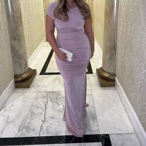 Elegant Pink Evening Gown